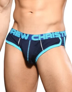 Andrew Christian Show-It Retro Pop Brief 92276 -Smooth Men Wear Store Dec 92276Brief Navy01