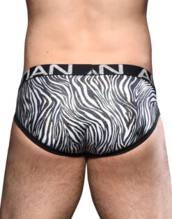 Andrew Christian Metallic Zebra Brief W/ Almost Naked 92292 -Smooth Men Wear Store Dec 92292Brief05