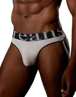 Doreanse Men's Wide Band Thong 1250 -Smooth Men Wear Store Doreanse 1250 Grey B 1