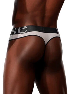 Doreanse Men's Wide Band Thong 1250 -Smooth Men Wear Store Doreanse 1250 Grey B 2