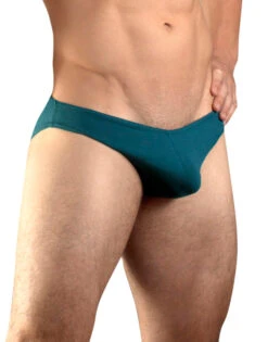 Doreanse Men's Hang Loose Bikini Brief 1281 -Smooth Men Wear Store Doreanse 1281 Emerald B 1