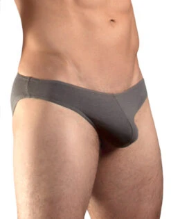 Doreanse Men's Hang Loose Bikini Brief 1281 -Smooth Men Wear Store Doreanse 1281 Smoke B 2