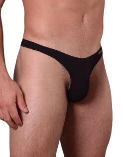 Doreanse Men's Euro Thong 1392 -Smooth Men Wear Store Doreanse 1392 Black B 3