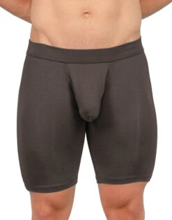 Obviously EliteMan 9 Inch Boxer Brief F01 -Smooth Men Wear Store F01 1B Front