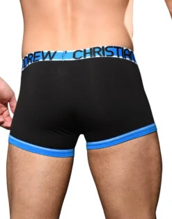 Andrew Christian Almost Naked Cotton Boxer 92360 -Smooth Men Wear Store Feb 92360Boxer Black05