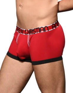 Andrew Christian Almost Naked Cotton Boxer 92360 -Smooth Men Wear Store Feb 92360Boxer Red02