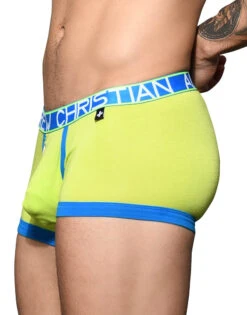 Andrew Christian Fly Tagless Boxer W/ Almost Naked 92363 -Smooth Men Wear Store Feb 92363Boxer Yellow03