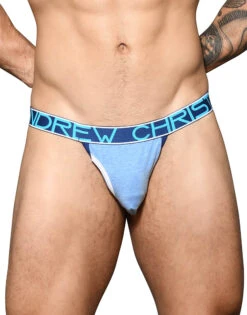 Andrew Christian Fly Jock W/ Almost Naked 92364 -Smooth Men Wear Store Feb 92364Jock Blue06