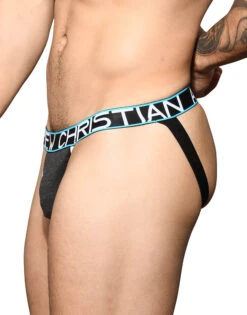 Andrew Christian Fly Jock W/ Almost Naked 92364 -Smooth Men Wear Store Feb 92364Jock Charcoal03