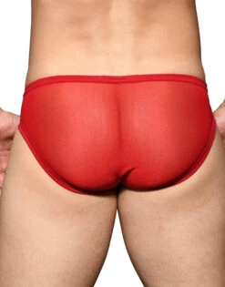Andrew Christian Boy Brief Mesh 3-Pack W/ Almost Naked 92365 -Smooth Men Wear Store Feb 92365Brief Red05