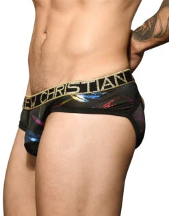 Andrew Christian Metallic Eclipse Brief W/ Almost Naked 92381 -Smooth Men Wear Store Feb 92381Brief03
