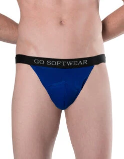 Go Softwear Sculpt Jock With Padded Front 2749 -Smooth Men Wear Store Go Softwear 2749 Royal B 1