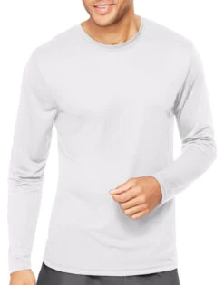 Hanes Men Cool Dri Performance Long-Sleeve T-Shirt 482L