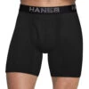 Hanes Men Ultimate™ Comfort Flex Fit® Ultra Lightweight Breathable Mesh Boxer Brief Assorted Color 4-Pack UWBBB4