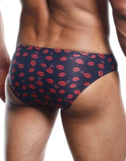 Joe Snyder Bikini Classic Prints JS01 -Smooth Men Wear Store JS01 LipsB1