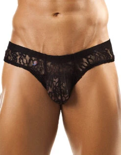 Joe Snyder Men's Solid Mini Cheek Bikini JS22 16 Joe Snyder Men's Solid Mini Cheek Bikini JS22 -Smooth Men Wear Store JS22 BLACKLACE