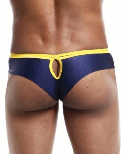 Joe Snyder Holes Tanga Navy JSHOL02 -Smooth Men Wear Store JSHOL02 NavyCloseB