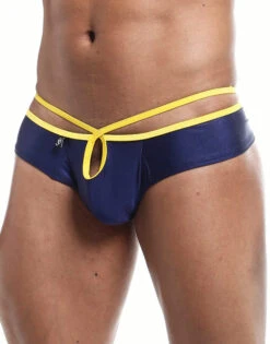 Joe Snyder Holes Tanga Navy JSHOL02 -Smooth Men Wear Store JSHOL02 NavyOpen
