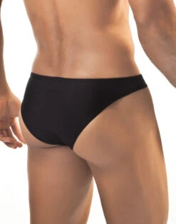 Joe Snyder Men's Solid Bikini Underwear JS01 -Smooth Men Wear Store Joe Snyder JS01 Black B 1