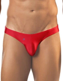 Joe Snyder Men's Solid Bikini Underwear JS01 -Smooth Men Wear Store Joe Snyder JS01 Red B 2