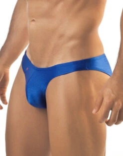 Joe Snyder Men's Solid Bikini Underwear JS01 -Smooth Men Wear Store Joe Snyder JS01 Royal Blue B 2