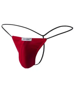 Joe Snyder Polyester G-String JS02-POL -Smooth Men Wear Store JoeSnyder JS02 Pol Red Poly 2