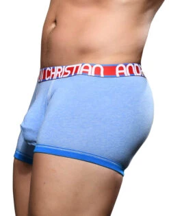 Andrew Christian Almost Naked Cotton Boxer 92047 -Smooth Men Wear Store Jul 92047Boxers AthBlue03