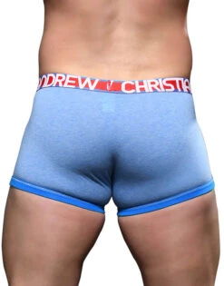 Andrew Christian Almost Naked Cotton Boxer 92047 -Smooth Men Wear Store Jul 92047Boxers AthBlue05
