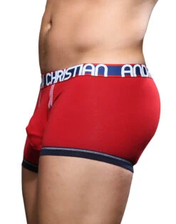 Andrew Christian Almost Naked Cotton Boxer 92047 -Smooth Men Wear Store Jul 92047Boxers Red03