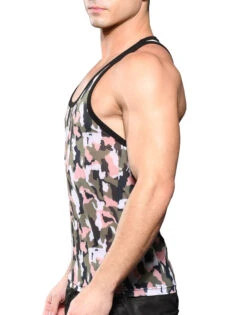 Andrew Christian Sheer Camouflage Tank 2823 -Smooth Men Wear Store June 2823Tank03