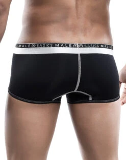 Malebasics Men's Ergonomic Pouch Trunk MBE01 -Smooth Men Wear Store MBE01 Black 4