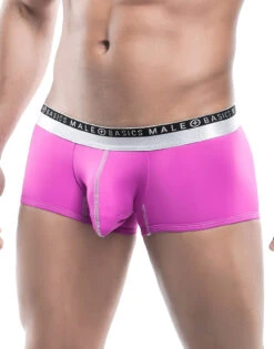 Malebasics Men's Ergonomic Pouch Trunk MBE01 -Smooth Men Wear Store MBE01 HotPink 6