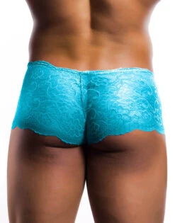 MOB Rose Lace Boy Short MBL01 -Smooth Men Wear Store MBL01 TURQB