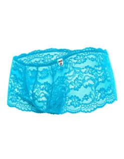 MOB Rose Lace Boy Short MBL01 -Smooth Men Wear Store MBL01 Turquoise 1