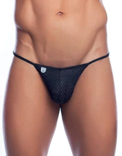 MOB Microfiber V-Thong MBL06 -Smooth Men Wear Store MBL06 Black