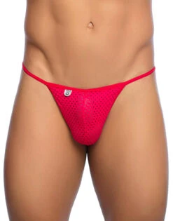MOB Microfiber V-Thong MBL06 -Smooth Men Wear Store MBL06 Red