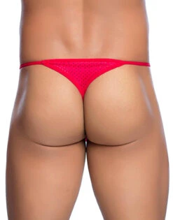 MOB Microfiber V-Thong MBL06 -Smooth Men Wear Store MBL06 RedB
