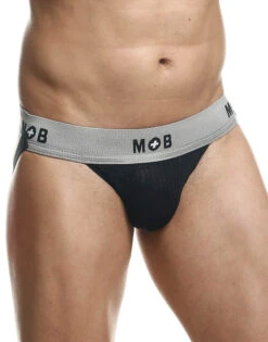 MOB Classic Fetish Jock MBL107 -Smooth Men Wear Store MBL107 Black 1
