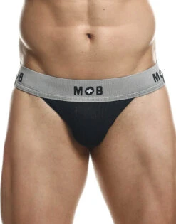 MOB Classic Fetish Jock MBL107 -Smooth Men Wear Store MBL107 Black 2
