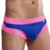 MOB Lace Jock Bikini MBL54 -Smooth Men Wear Store MBL54 Royal 1