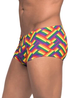 Male Power Mini Short Pride Fest 145-240PR -Smooth Men Wear Store Male Power 145 240PR Print B 2