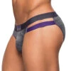 Male Power Heather Haze Cutout Bikini Grey 487-244 -Smooth Men Wear Store Male Power 487 244 Grey B 1