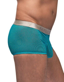 Male Power Mesh Rib Mini Short 145-252 -Smooth Men Wear Store Male Power 145 252 Seafoam B 2