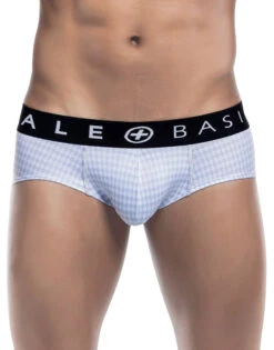 Malebasics Men's 3-Pack Classic Briefs MBT03 -Smooth Men Wear Store Malebasics MBT03 Blackwaist B 1