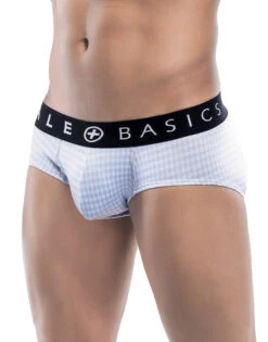 Malebasics Men's 3-Pack Classic Briefs MBT03 -Smooth Men Wear Store Malebasics MBT03 Blackwaist B 2