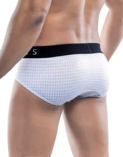 Malebasics Men's 3-Pack Classic Briefs MBT03 -Smooth Men Wear Store Malebasics MBT03 Blackwaist B 6