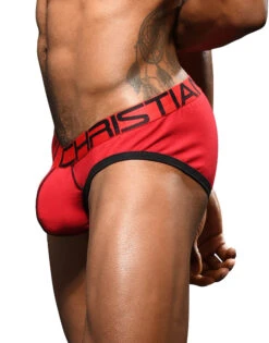 Andrew Christian Show-It Tagless Brief 92393 -Smooth Men Wear Store Mar 92393Brief Red03
