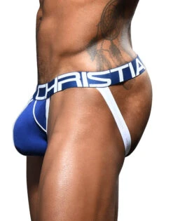Andrew Christian Show-It Jock 92394 -Smooth Men Wear Store Mar 92394Jock Blue03