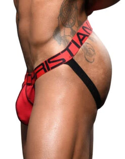 Andrew Christian Show-It Jock 92394 -Smooth Men Wear Store Mar 92394Jock Red03