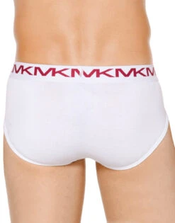 Michael Kors 3-Pack Performance Cotton Classics Brief BR1B001013 -Smooth Men Wear Store Michael Kors BR1B001013 White 100 B 2